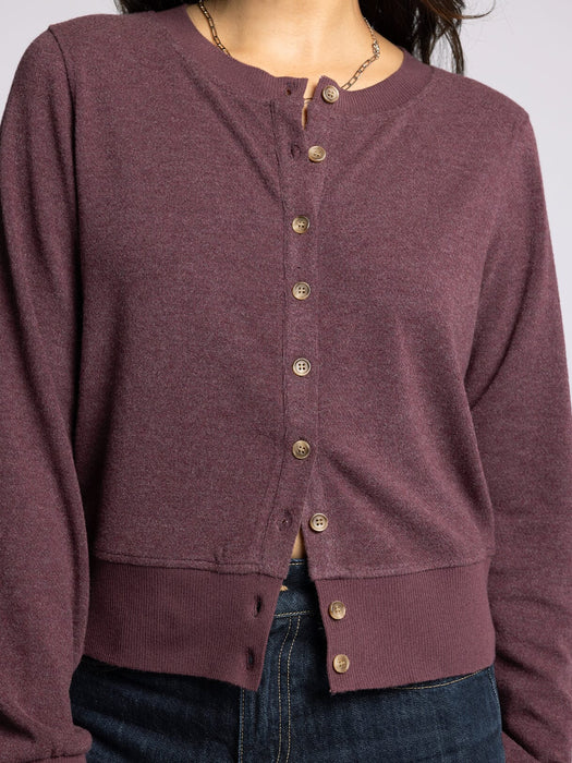 Thread & Supply • Monica Cardigan - Heather Wine