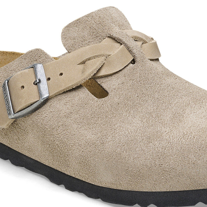 Birkenstock • Boston Braided Narrow Fit - Taupe