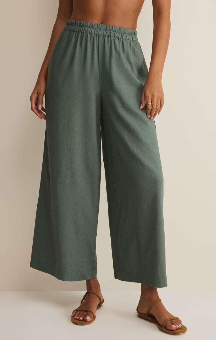 Z Supply • Scout Linen Pants - Everglade