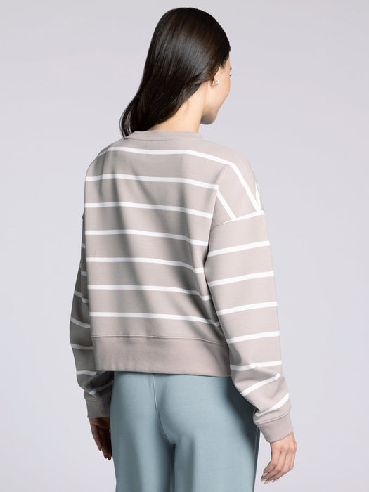 Thread & Supply • Martina Striped Top - Mushroom