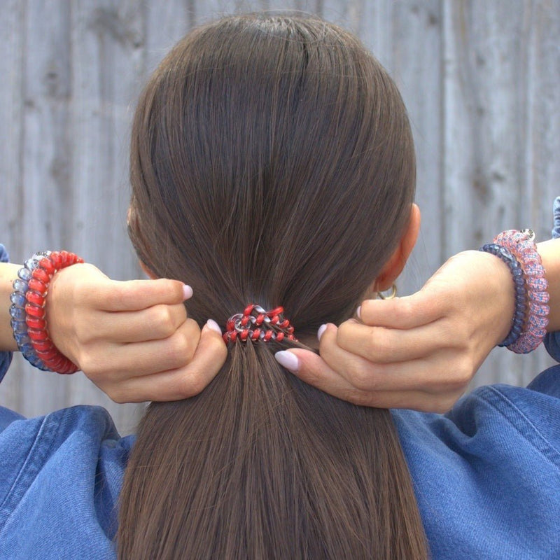 Teleties • Spiral Hair Coils - Blueberry Farms (Small)