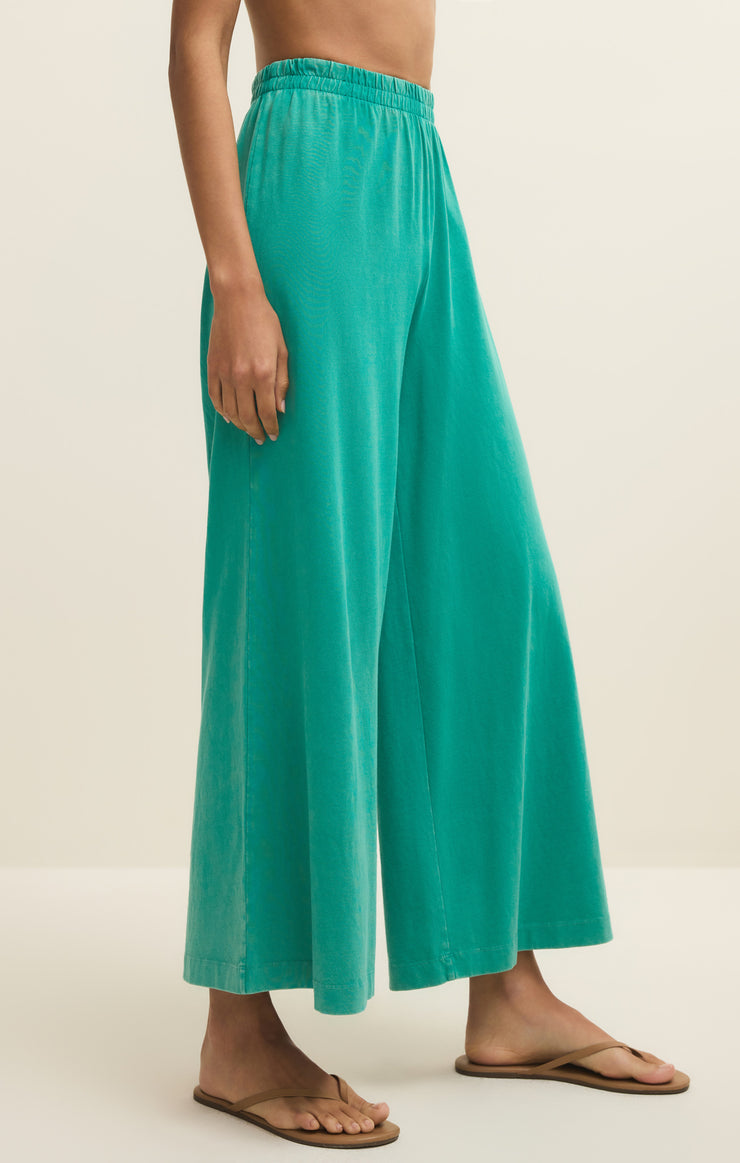 Z Supply • Scout Jersey Crop Flare Pants - La Palma