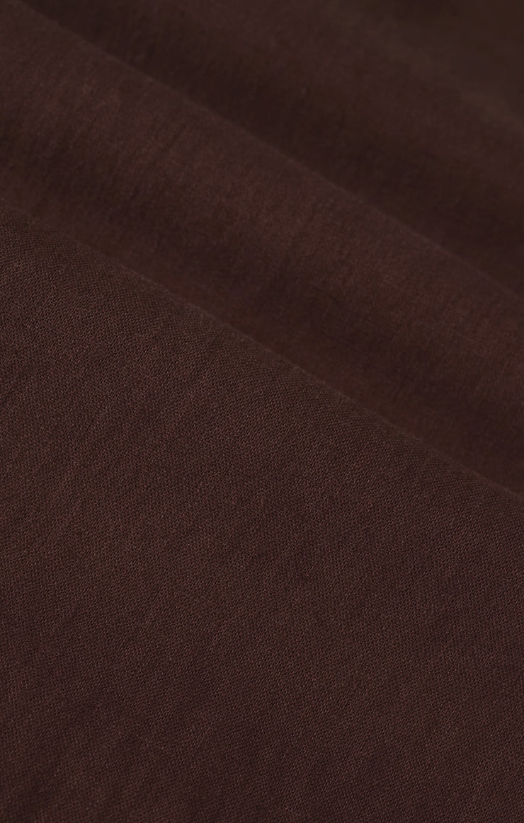 Scout Linen Pant - Chocolate Cherry