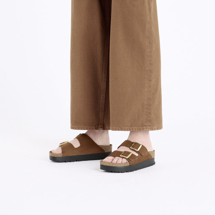 Birkenstock • Papillo Arizona Flex Platform - Dark Tea