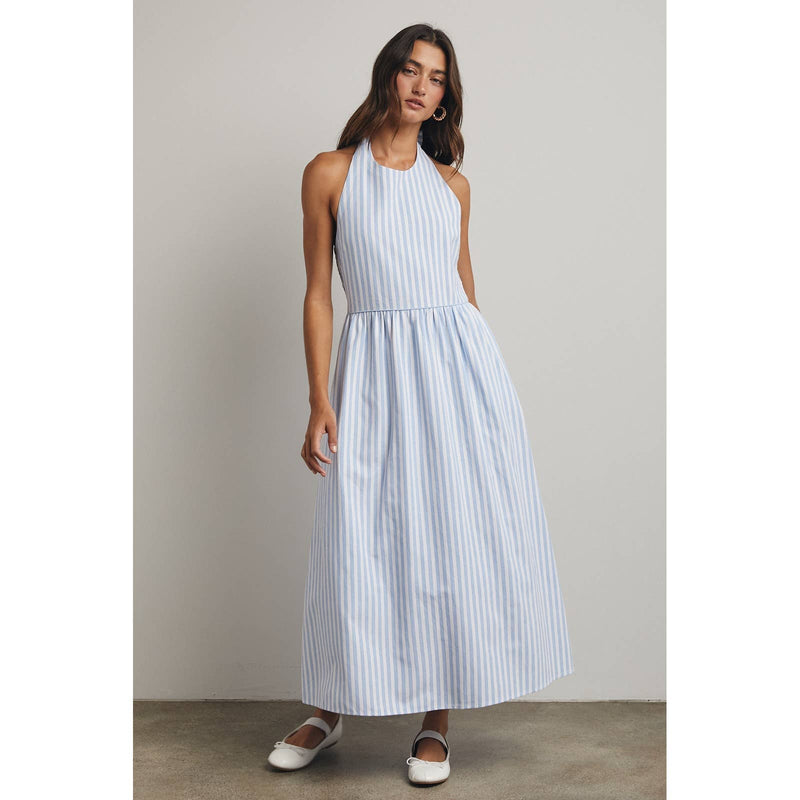 Stripe Maxi Dress - Blue