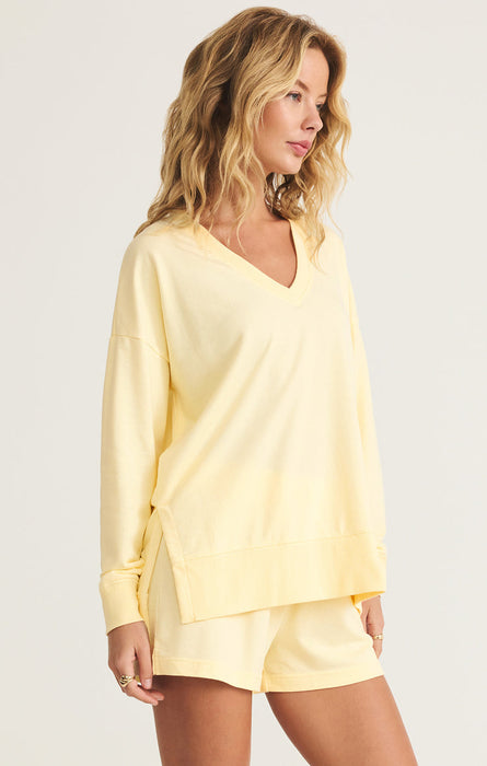 Z Supply • Weekender V Neck - Mellow Yellow