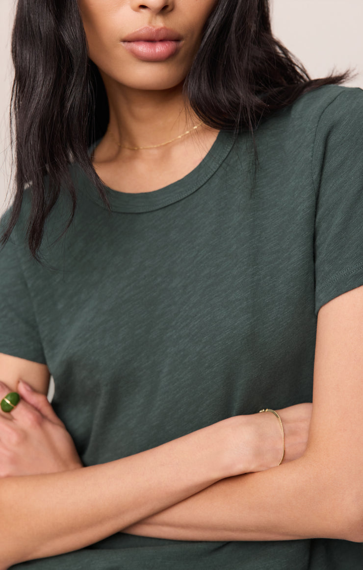 Z Supply • Junie Slub Tee Shirt - Emerald Cove