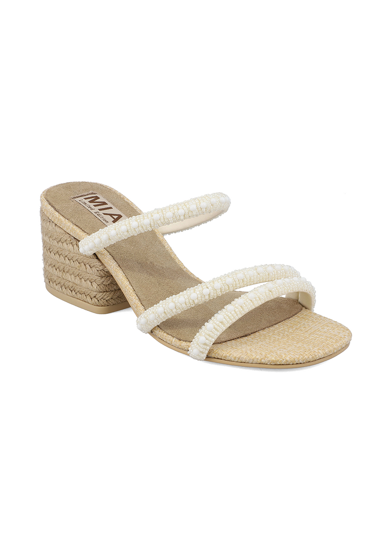 MIA • Inara Beads Heel - Bone