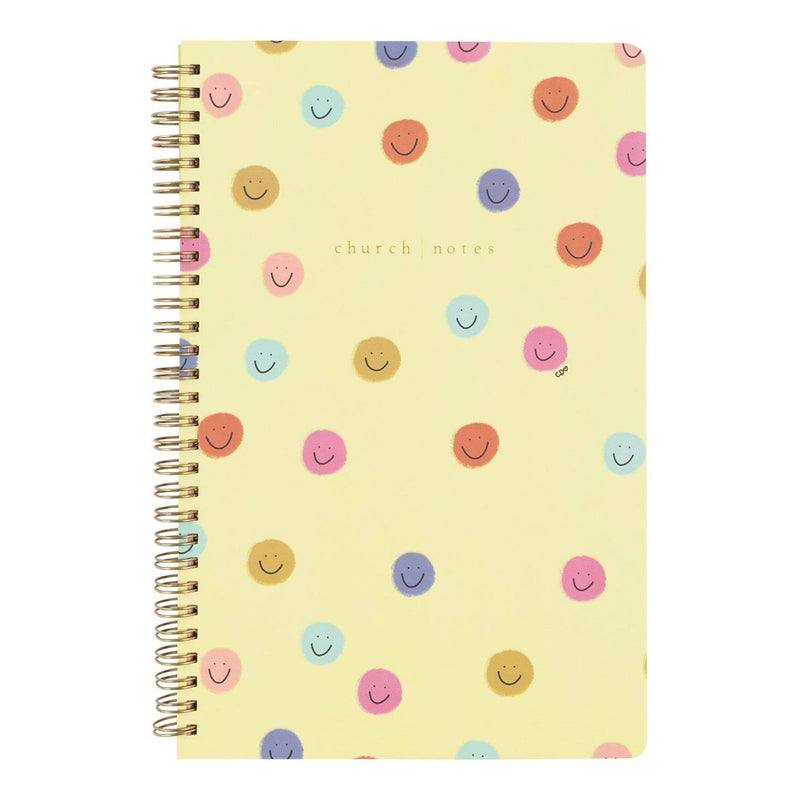 Church Notes • Smiley By Danielle Bible Study Notebook