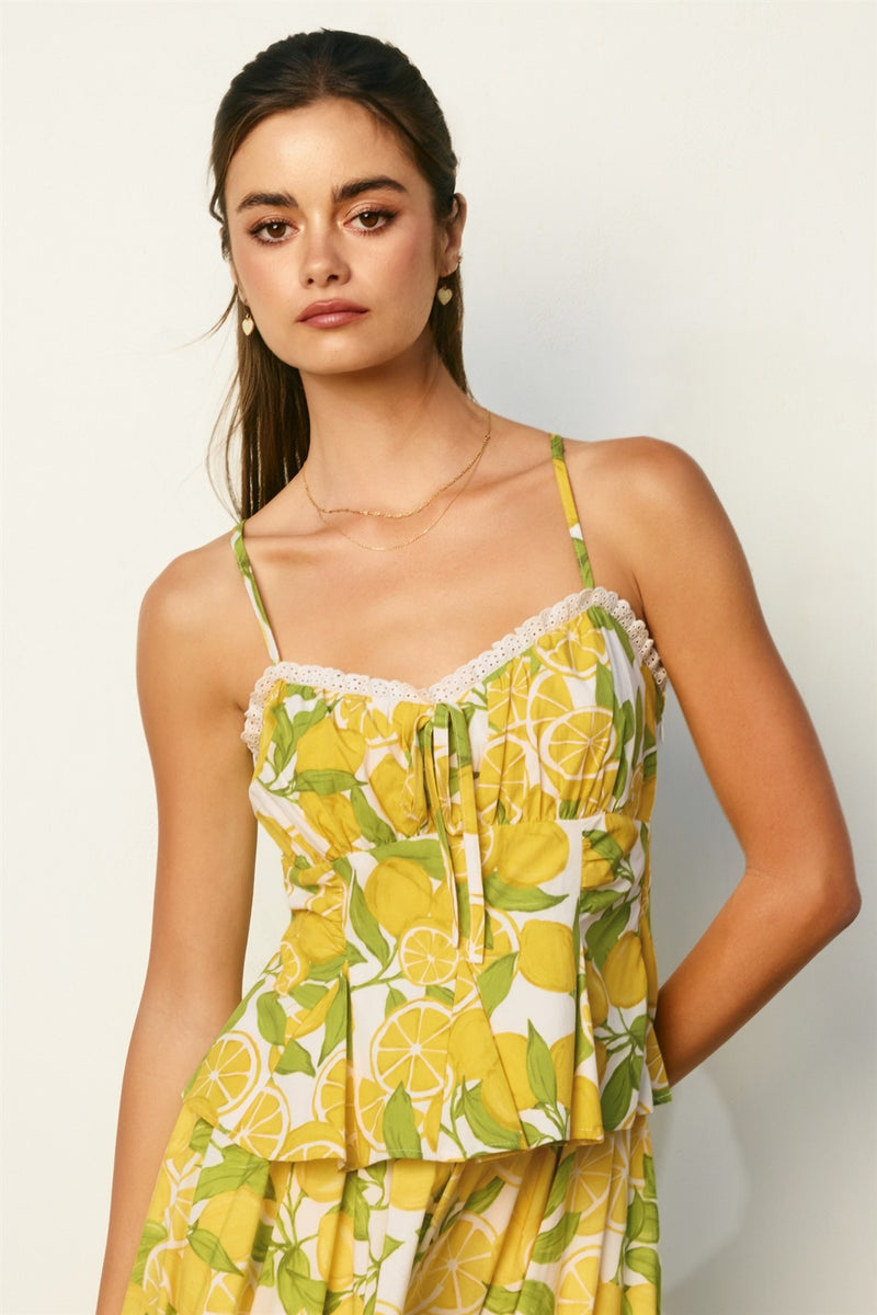 Limoncello Flared Top