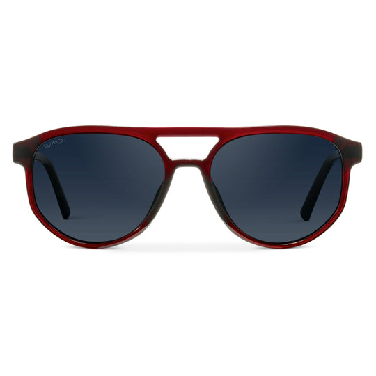 Wearme Pro •  Hudson Polarized Red Garnet/Dark Blue Lens