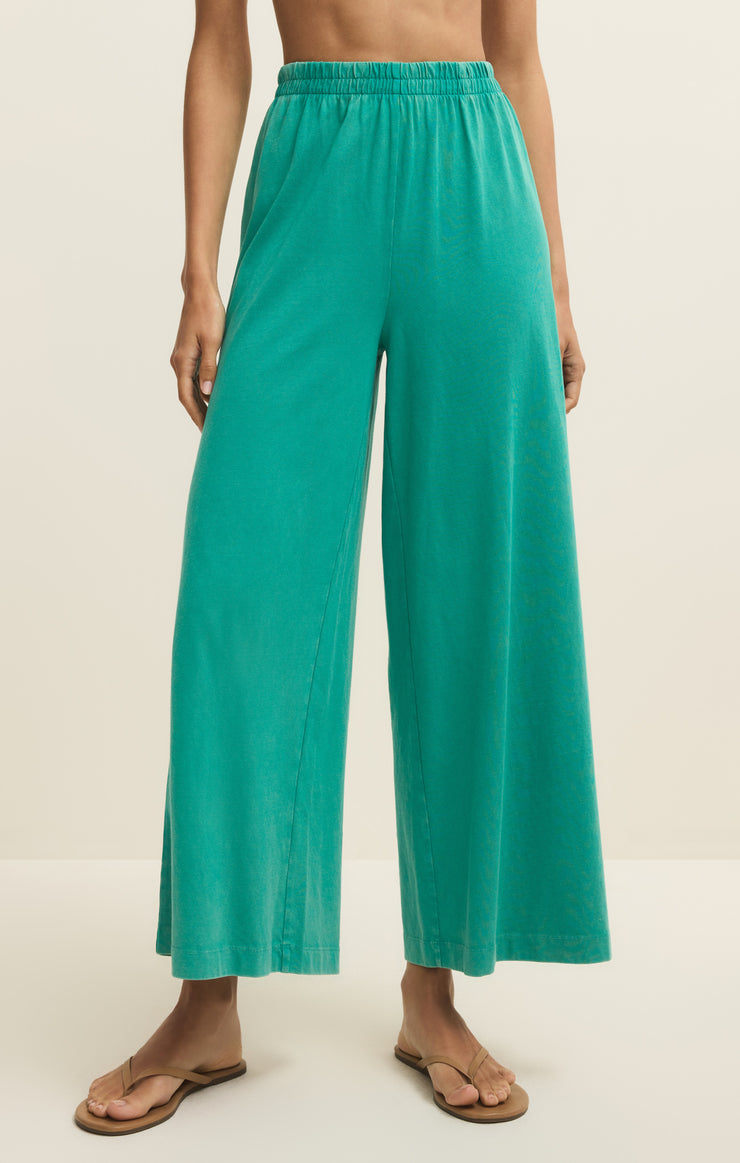 Z Supply • Scout Jersey Crop Flare Pants - La Palma