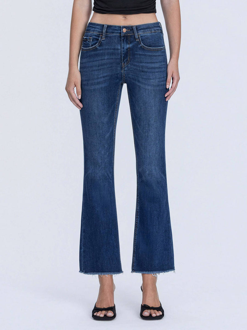 Lovervet • Mid Ride Kick Flare Jeans - Privilege