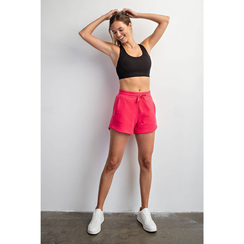 French Terry Short - Flamingo Pink
