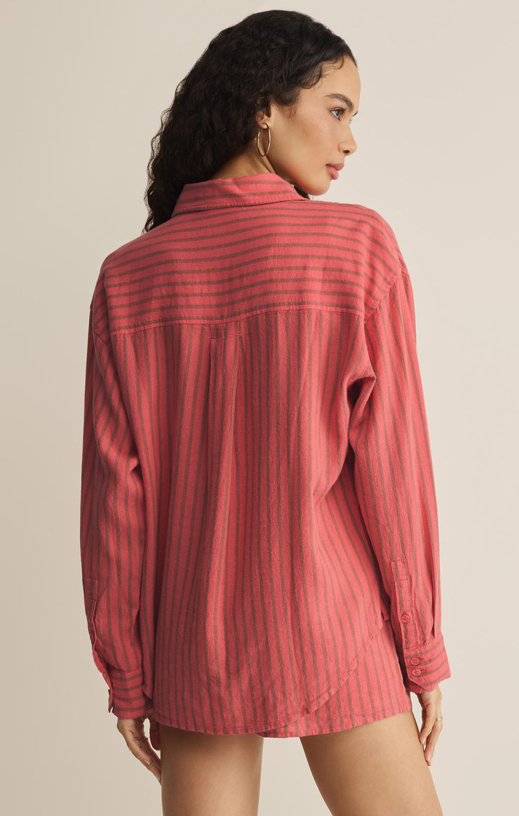 Z Supply • The Perfect Striped Button Up - Gelato