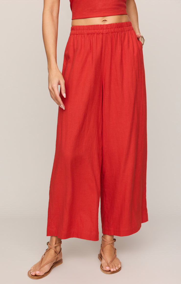Z Supply • Scout Linen Pants -  Chili Pepper