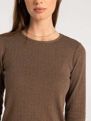 Thread & Supply • Luisa Top - Brown/Heather