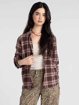 Thread & Supply • Daphne Shirt - Mauve & Rose