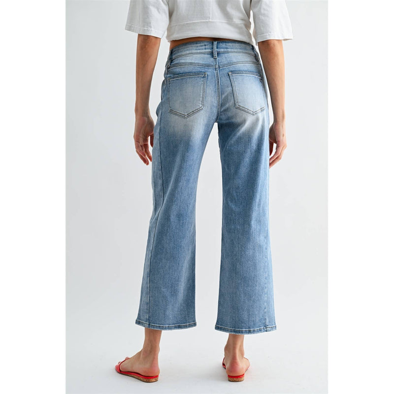 Mica • Mid Rise Ankle Straight - Shakespeare