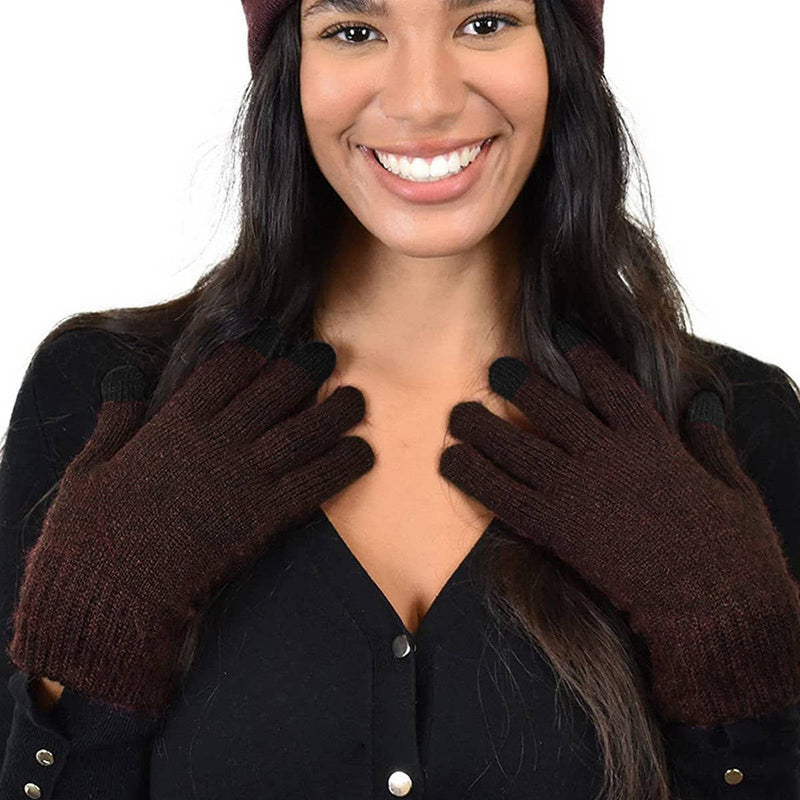 Touchscreen Gloves - Coffee