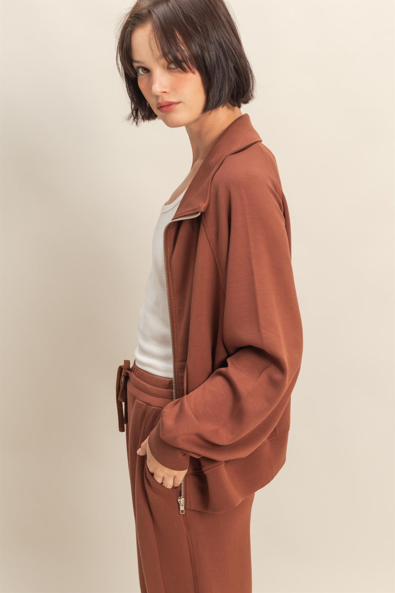 Scuba Jacket - Chestnut