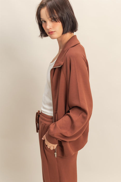 Scuba Jacket - Chestnut