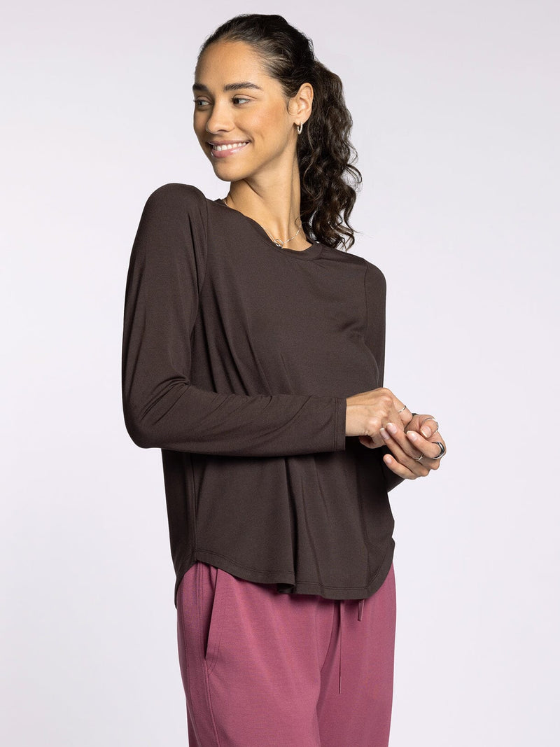 Thread & Supply • Stassia Top - Coffee Bean