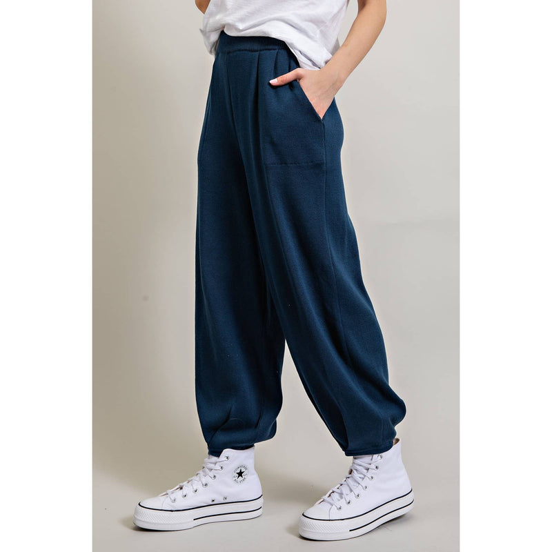 Relaxed Fit Pants - Teal