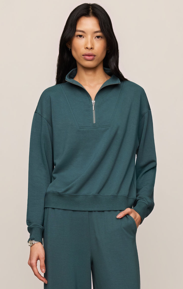 Z Supply • Gate Check Sweatshirt - Emerald Cove