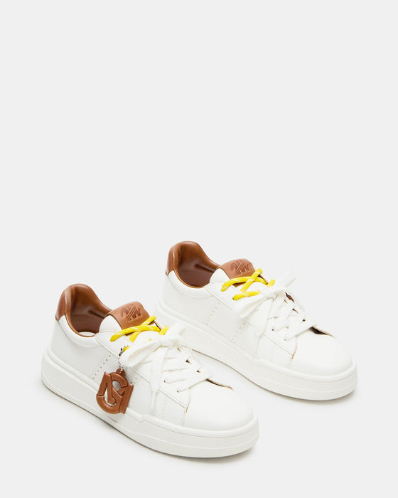 Steve Madden • Marvin Sneaker - White & Tan