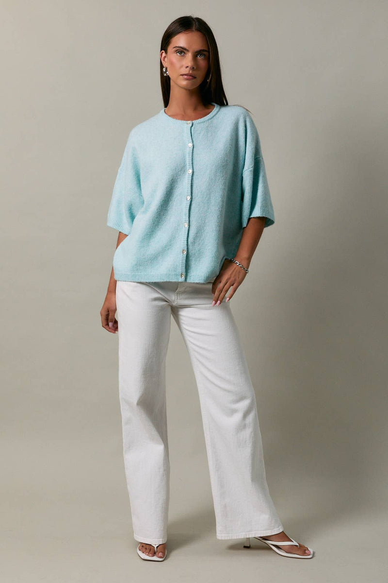 Lightweight Cardigan - Mint