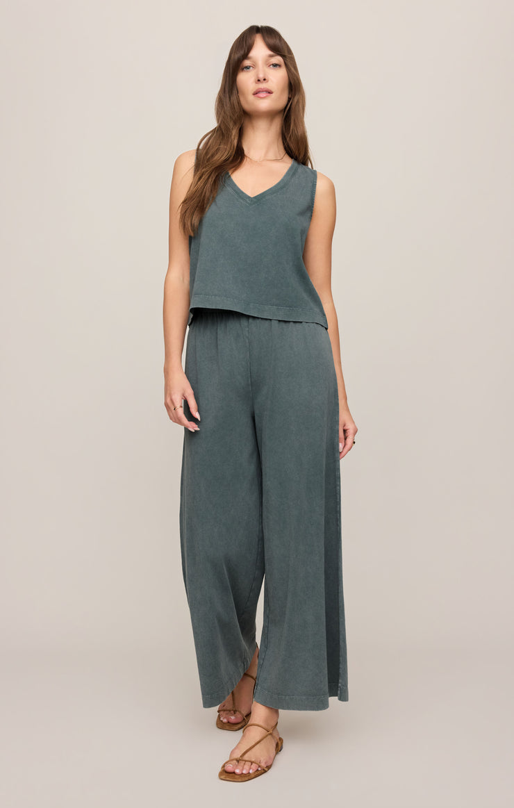 Z Supply • Sloane V-Neck Top - Emerald Cove