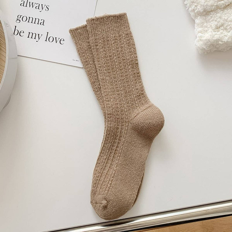 Mid-Calf Socks - Khaki