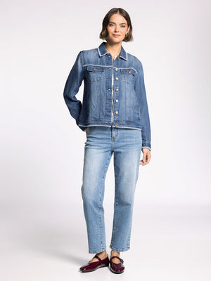 Thread & Supply • Jackie Jacket - Surf Blue Wash