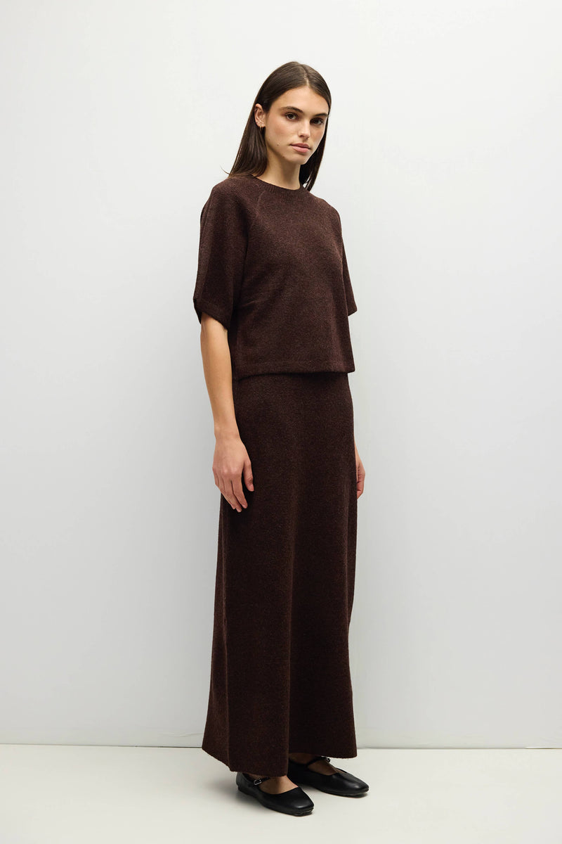 The Danica Top | Sweater Top - Brown