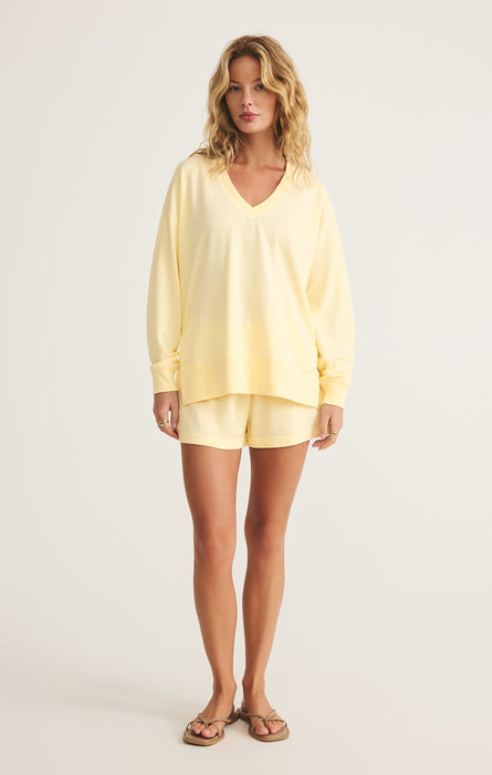 Z Supply • Weekender V Neck - Mellow Yellow