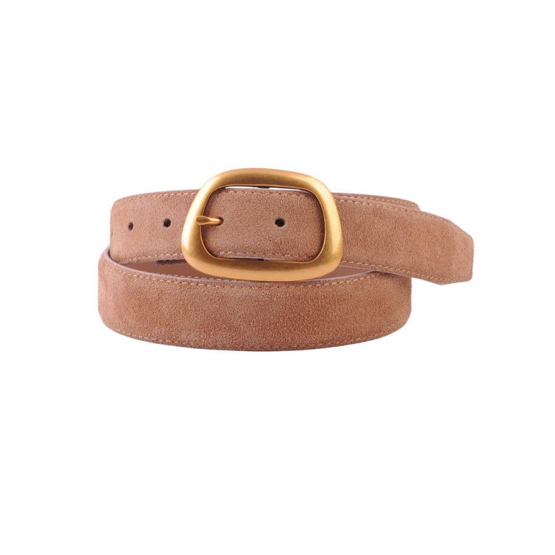 Suede Belt - Camel