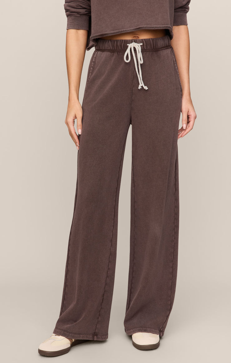 Z Supply • Hunter Knit Pants - Dark Chocolate