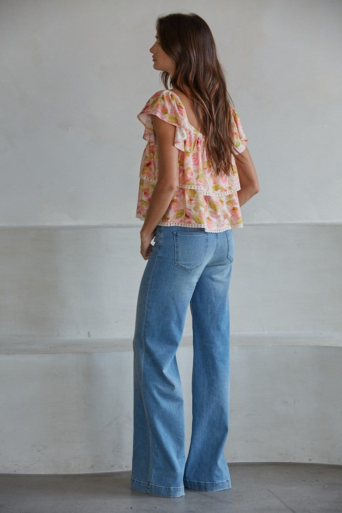 Floral Top - Pink