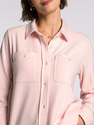 Thread & Supply • Lewis Shirt - Soft Pink & White