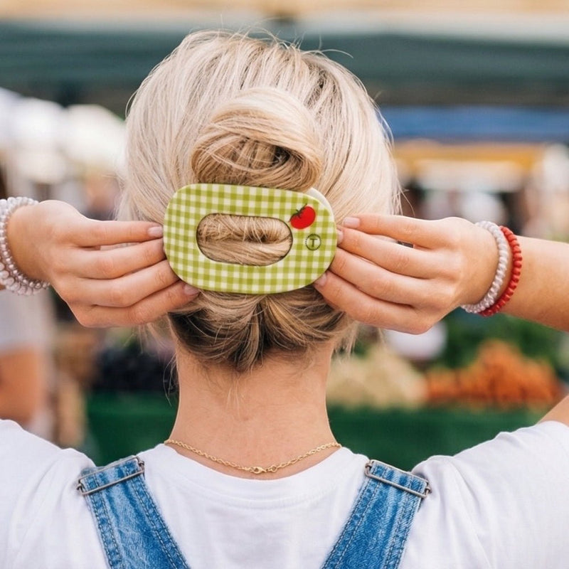 Teleties • Flat Round Hair Clip - Locally Grown (Large)