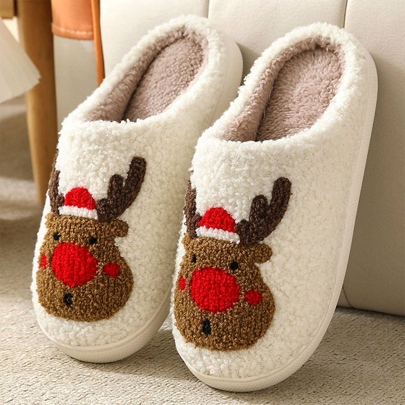 Christmas Reindeer Slippers