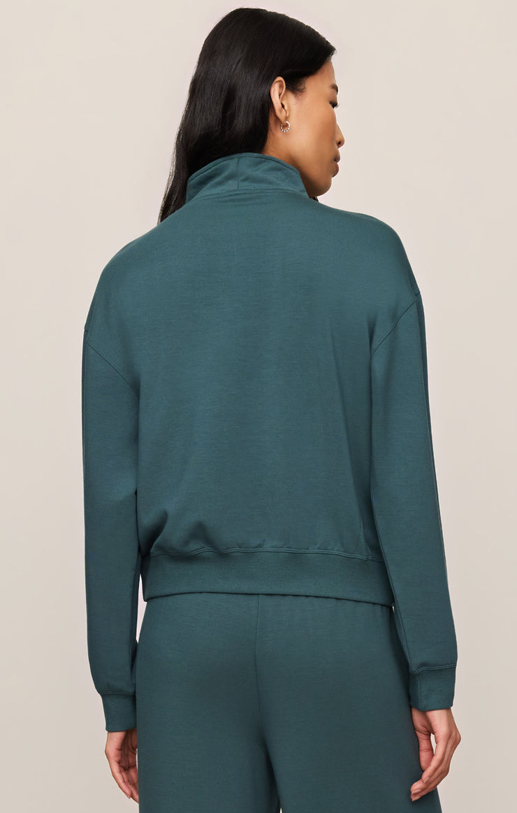 Z Supply • Gate Check Sweatshirt - Emerald Cove