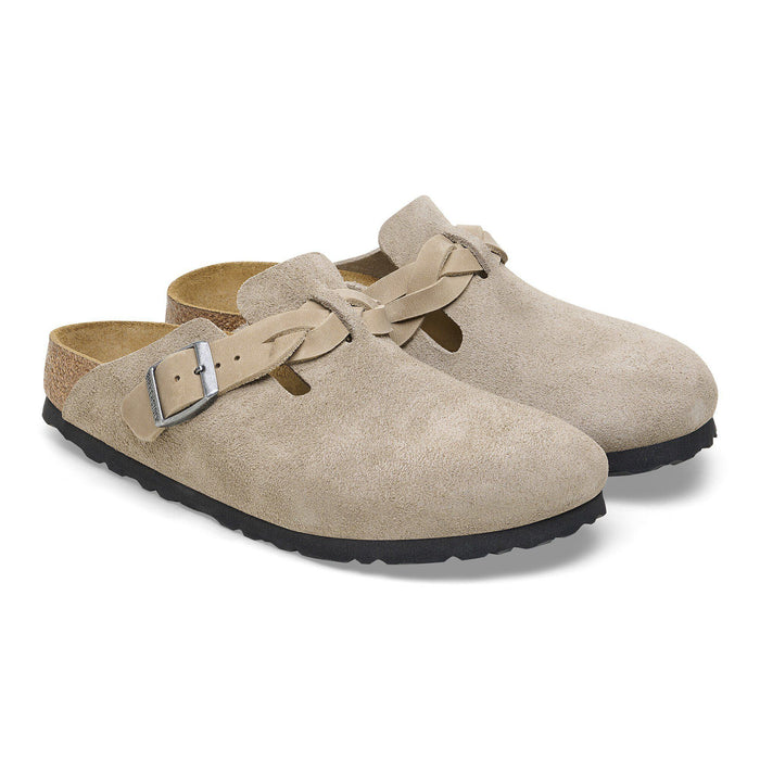 Birkenstock • Boston Braided Narrow Fit - Taupe