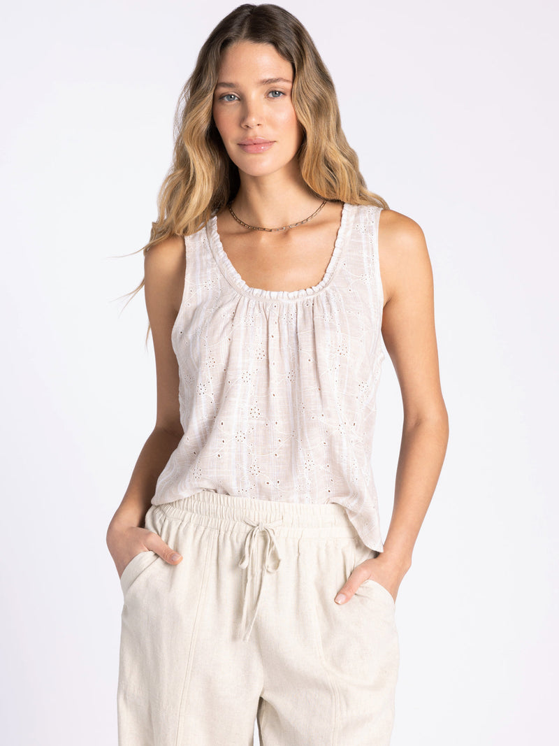 Thread & Supply • Hydrangea Top - Taupe