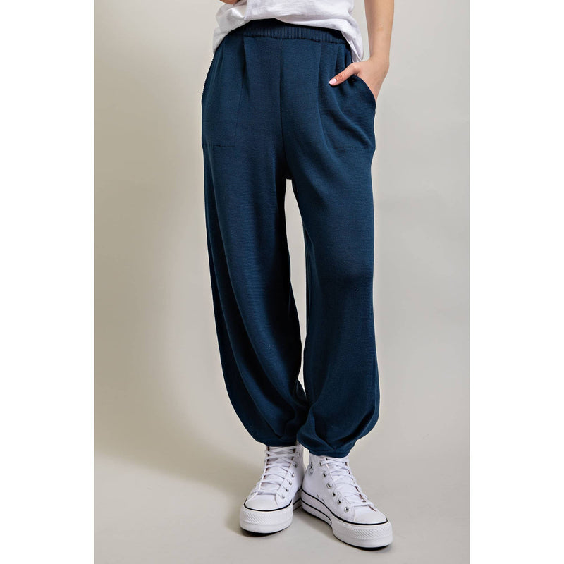 Relaxed Fit Pants - Teal