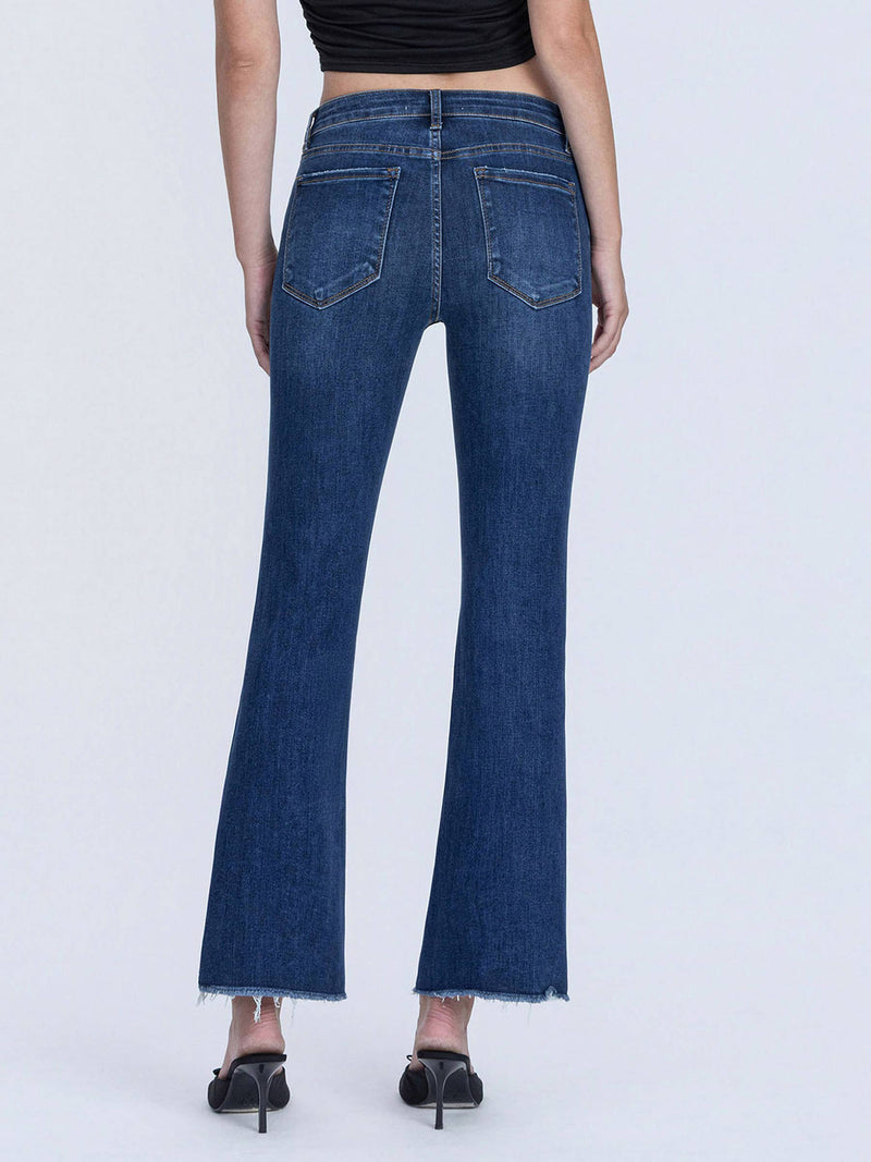 Lovervet • Mid Ride Kick Flare Jeans - Privilege
