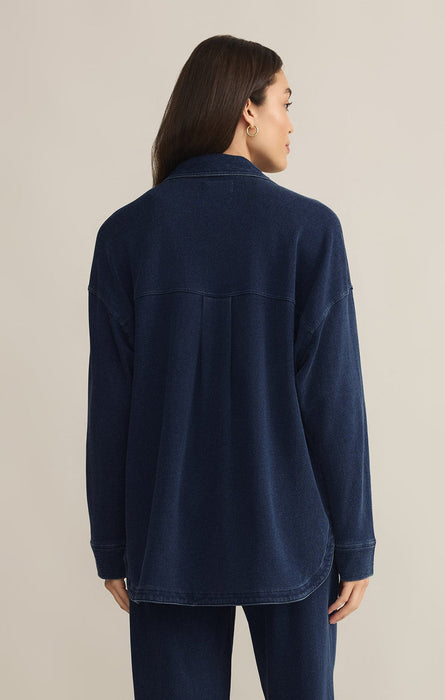 Z Supply • All Day Knit Denim Jacket - Indigo