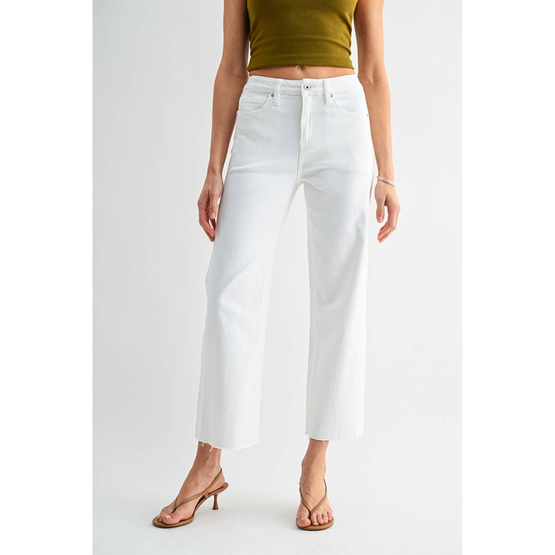 Mica • High Rise Ankle Straight - Amour