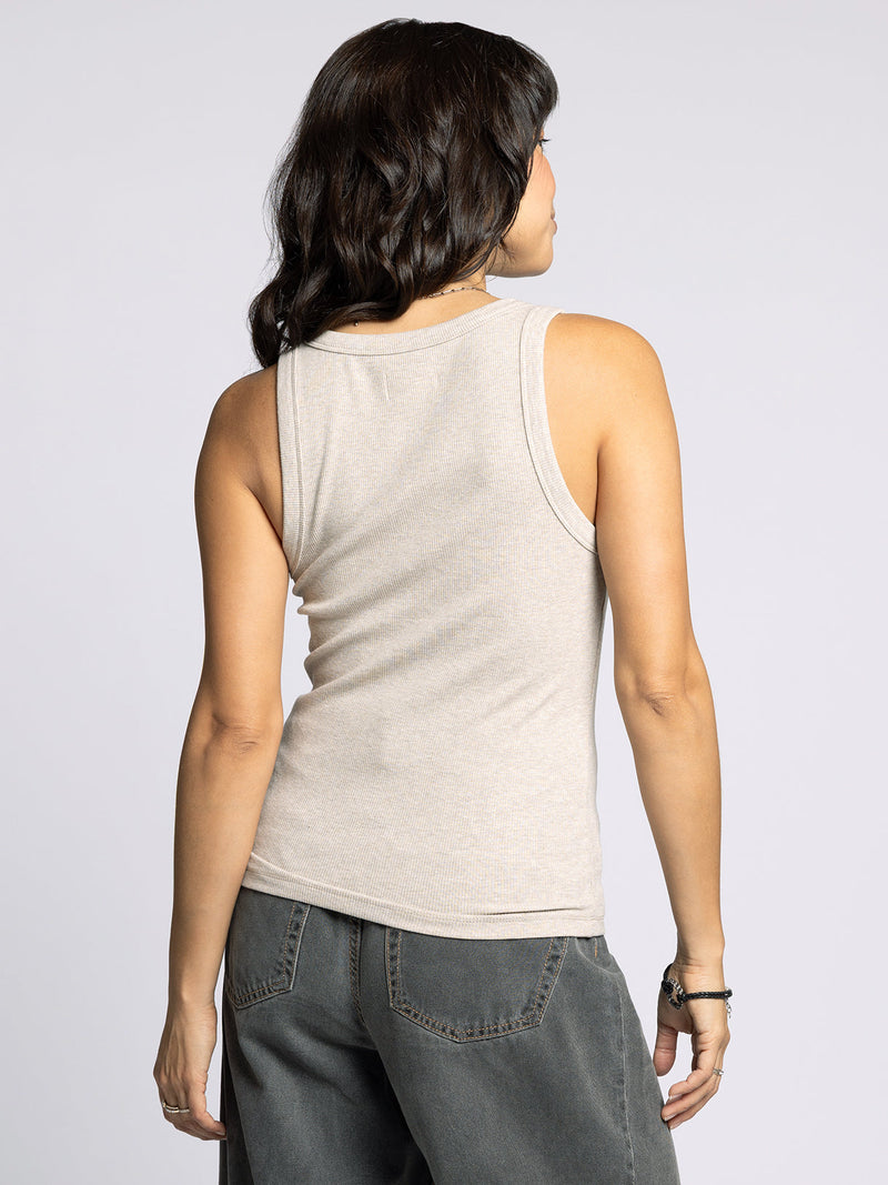 Thread & Supply • Edlin Tank - Taupe Heather